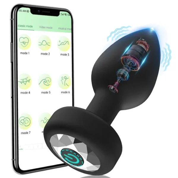 Анальная пробка с Bluetooth