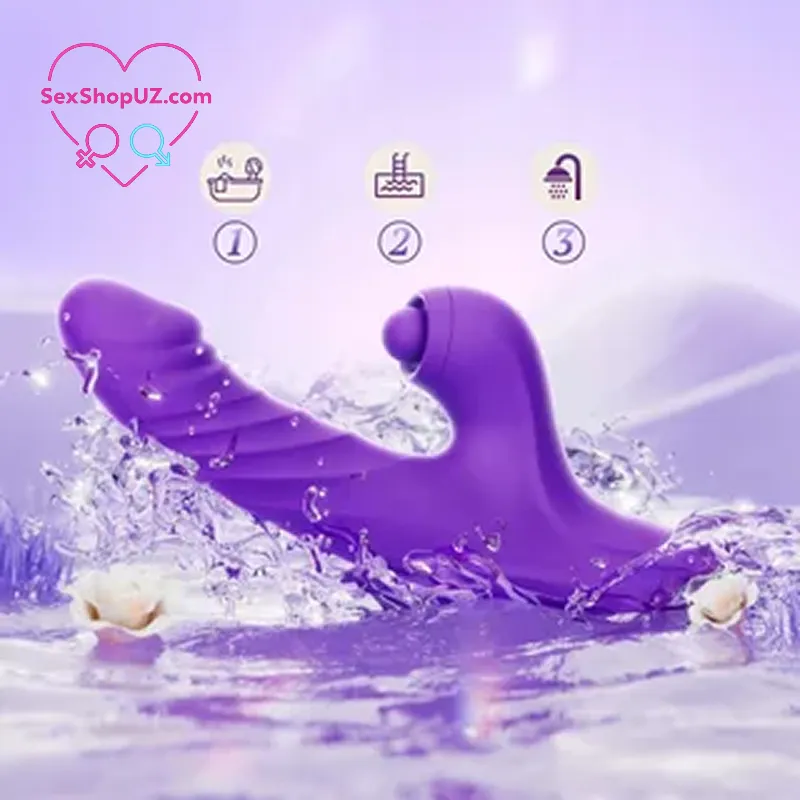 Вибратор "Фиолетовый Лотос"