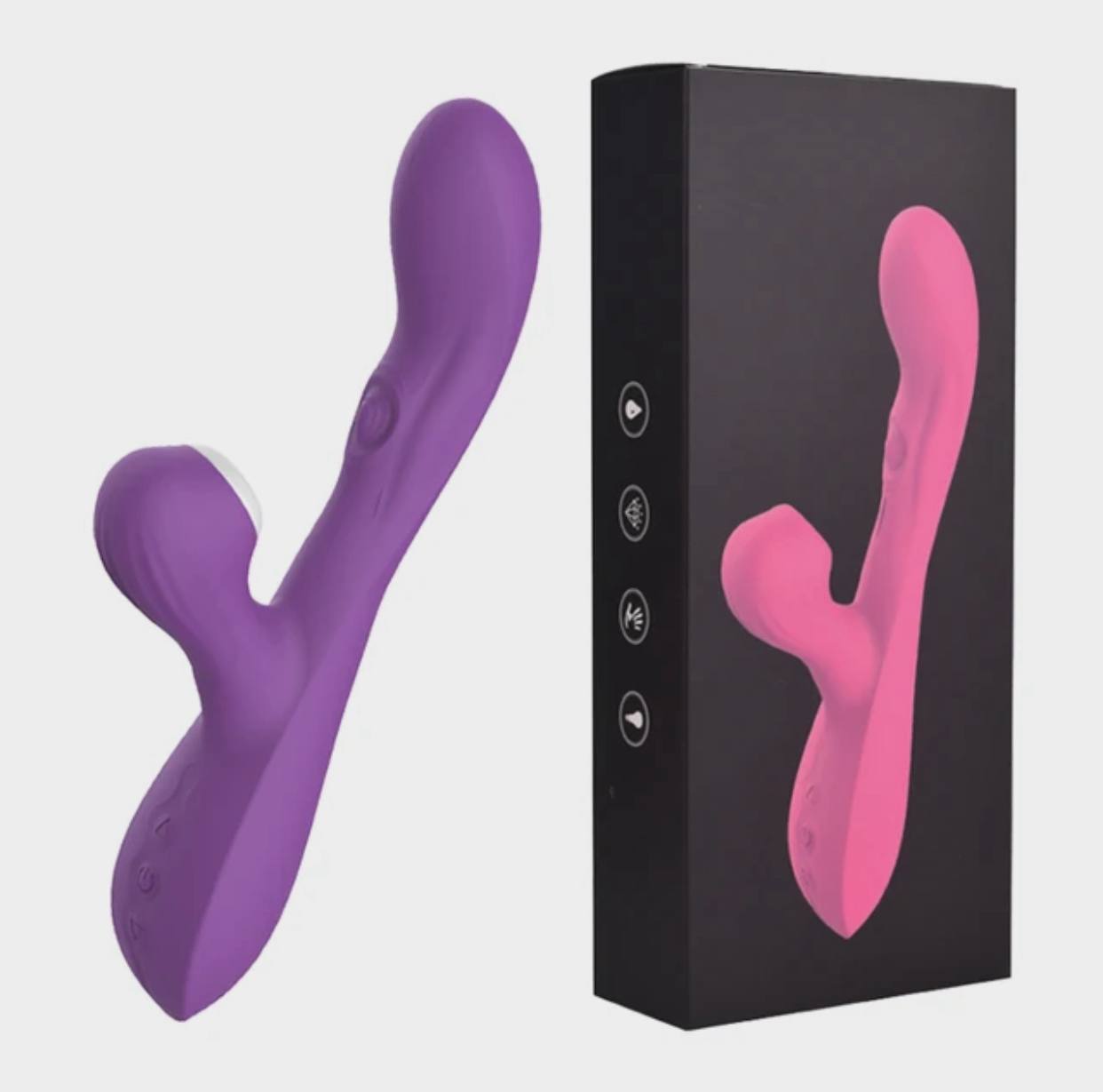 Вибратор с тройной стимуляцией G, A и клитора — 10 режимов, USB, водонепроницаемый