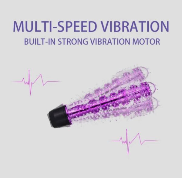 Скоростной-вибратор с рельефной насадкой Multi-Speed — изображение 7